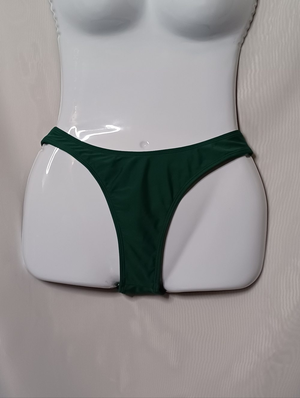 PrettyLittleThing Emerald Green High-Cut Bikini Bottom Swimwear.Size 4